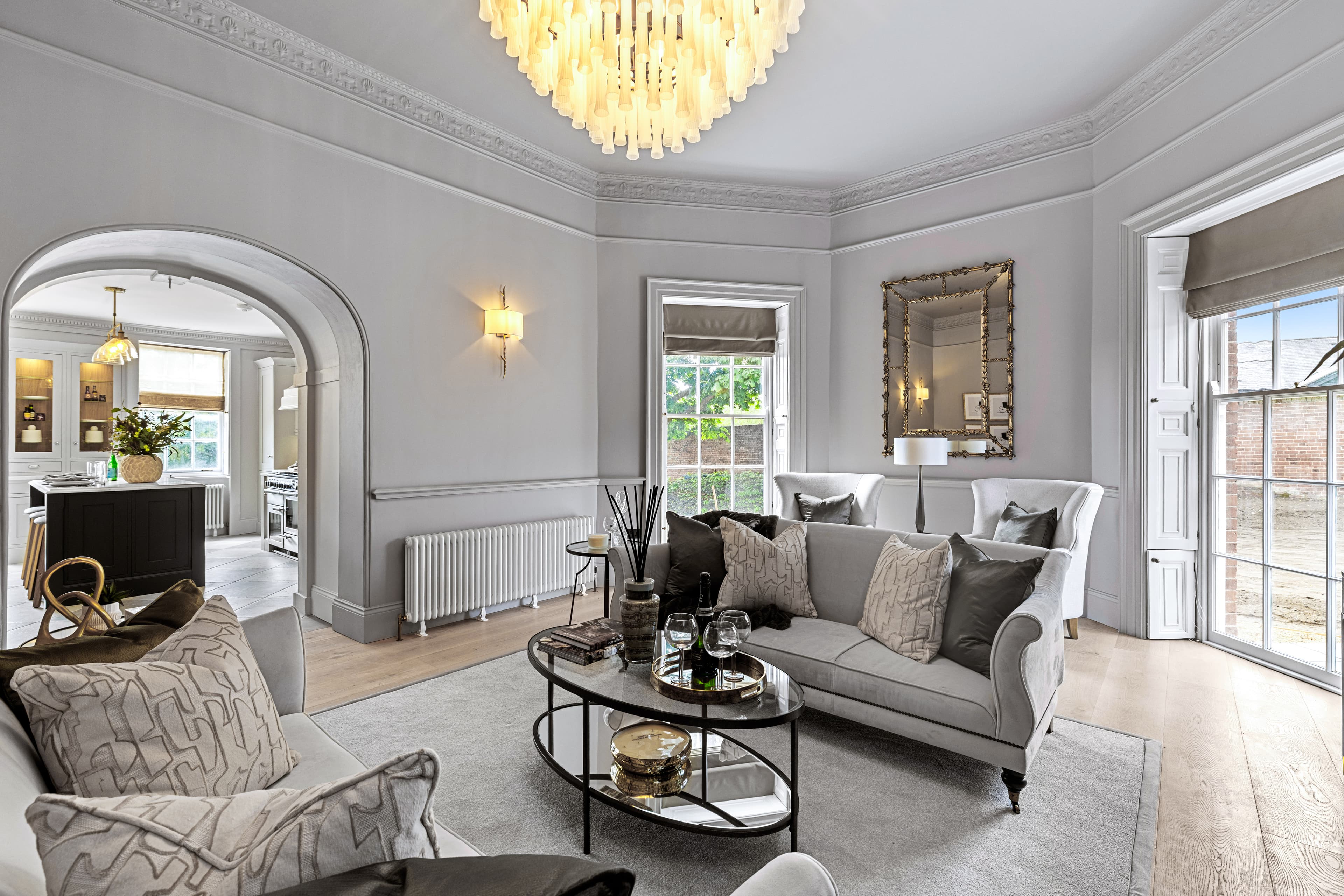 Living room after transformation