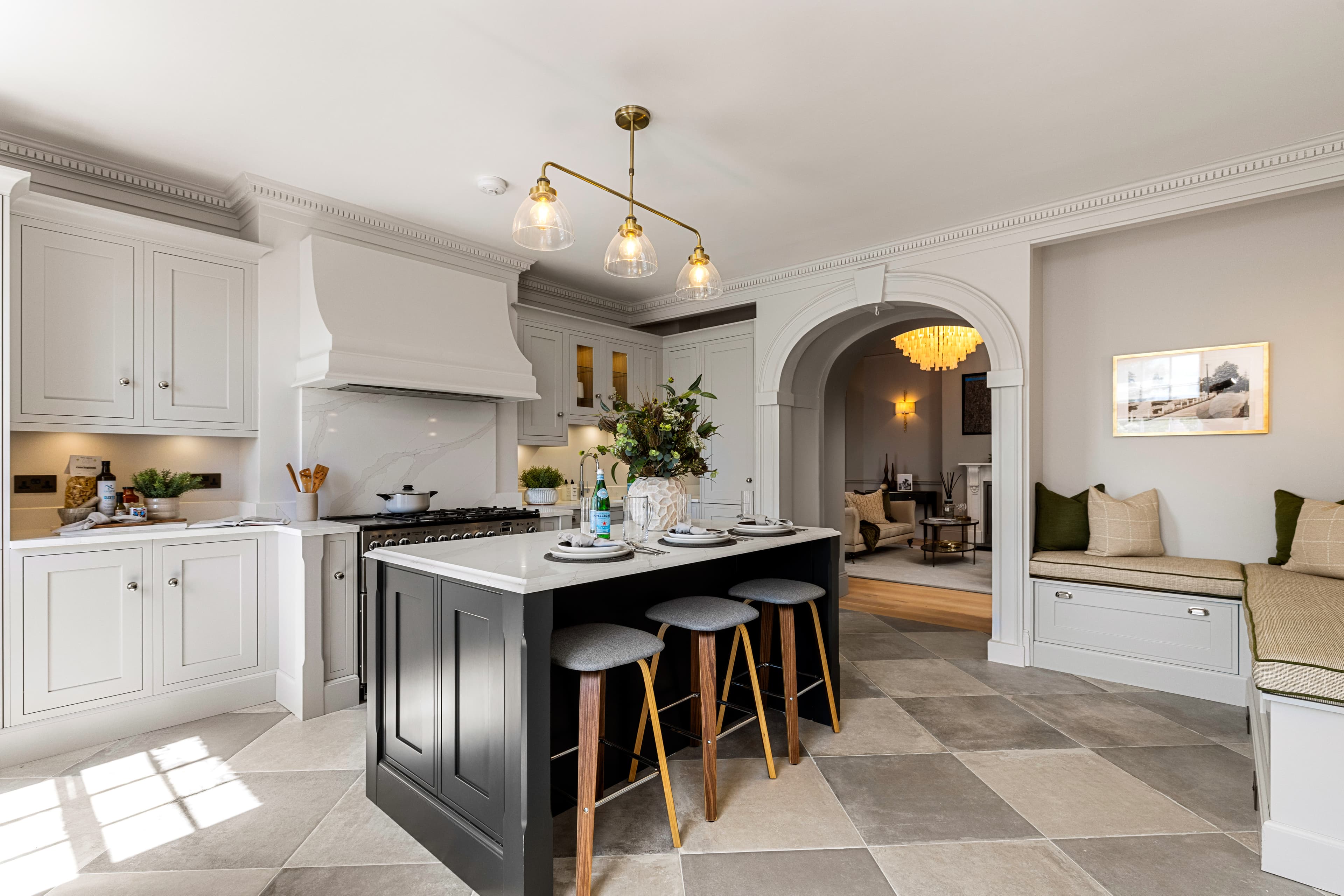 A fully transformed luxury home interior